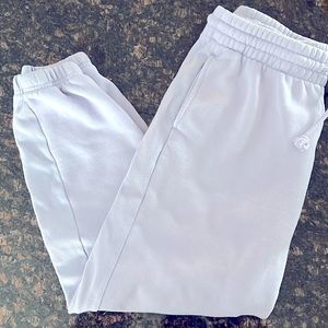 TNA sweat pants light purple size medium